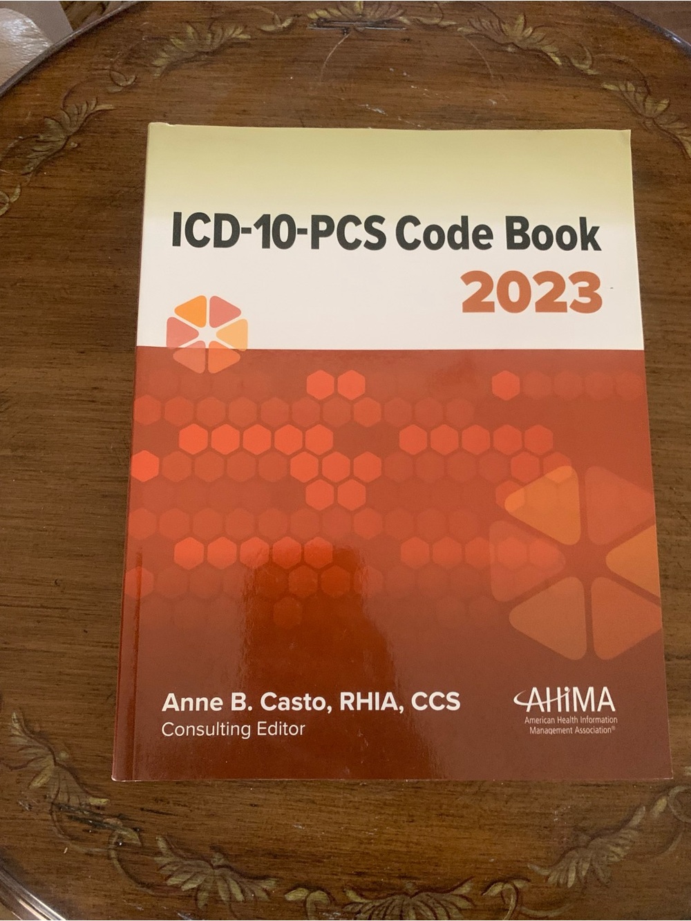 ICD-10-PCS Code Book 2023 - Red/Orange